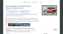 Desktop Screenshot of legalizarcarros.com